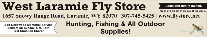 West Laramie Fly Store