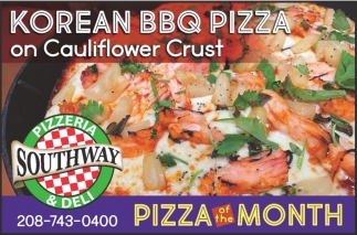 Korean BBQ Pizza on Cauliflower Crust