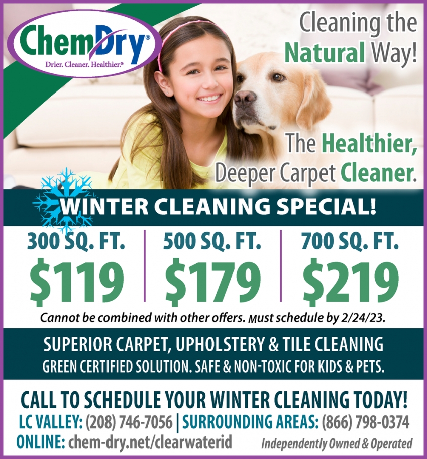 Winter Cleaning Special!