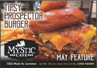 Tipsy Prospector Burger