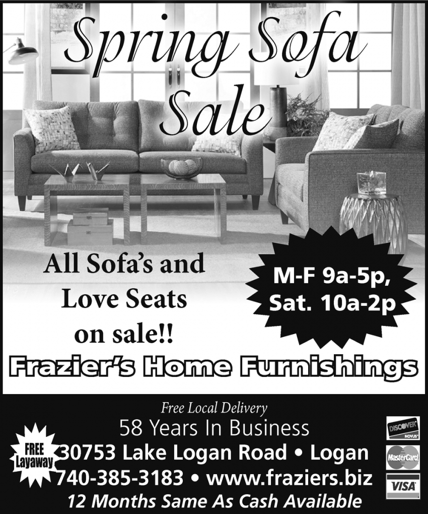 Spring Sofa Sale