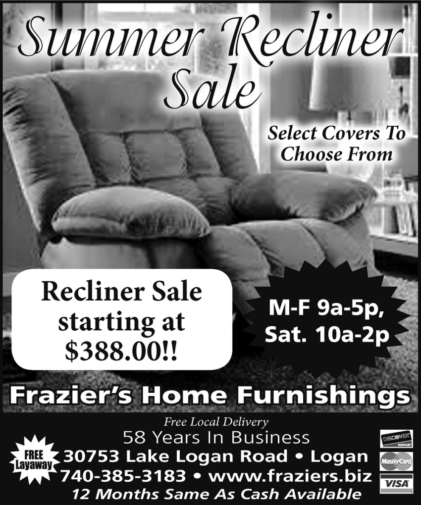 Summer Recliner Sale