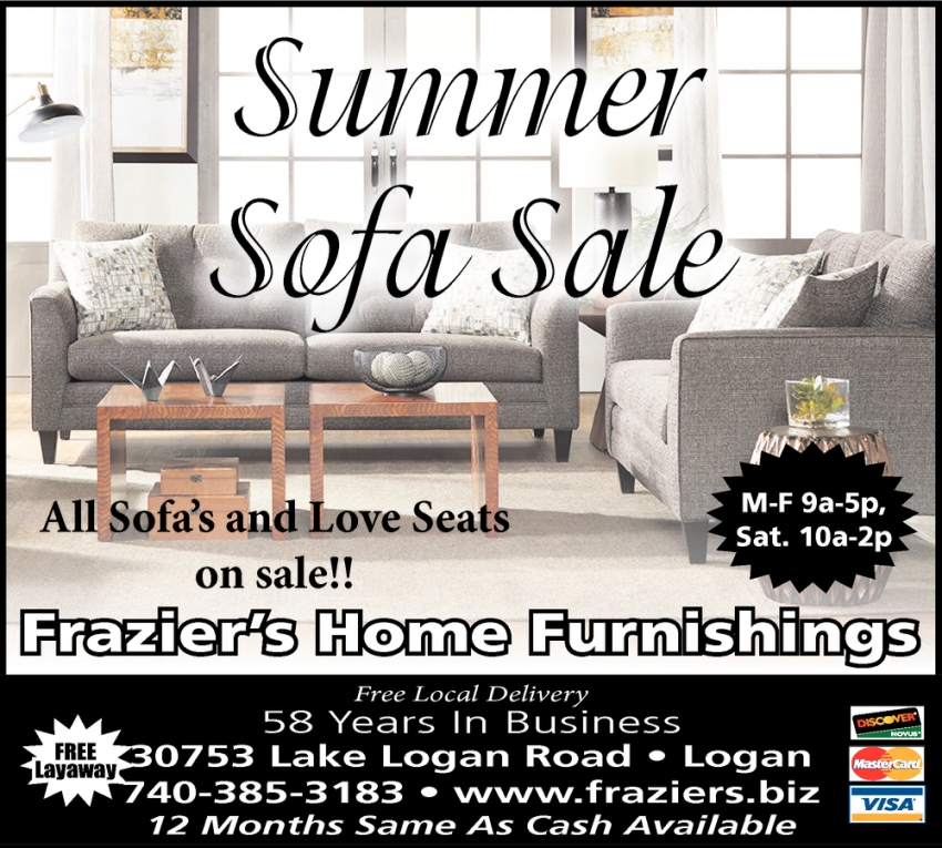 Summer Sofa Sale