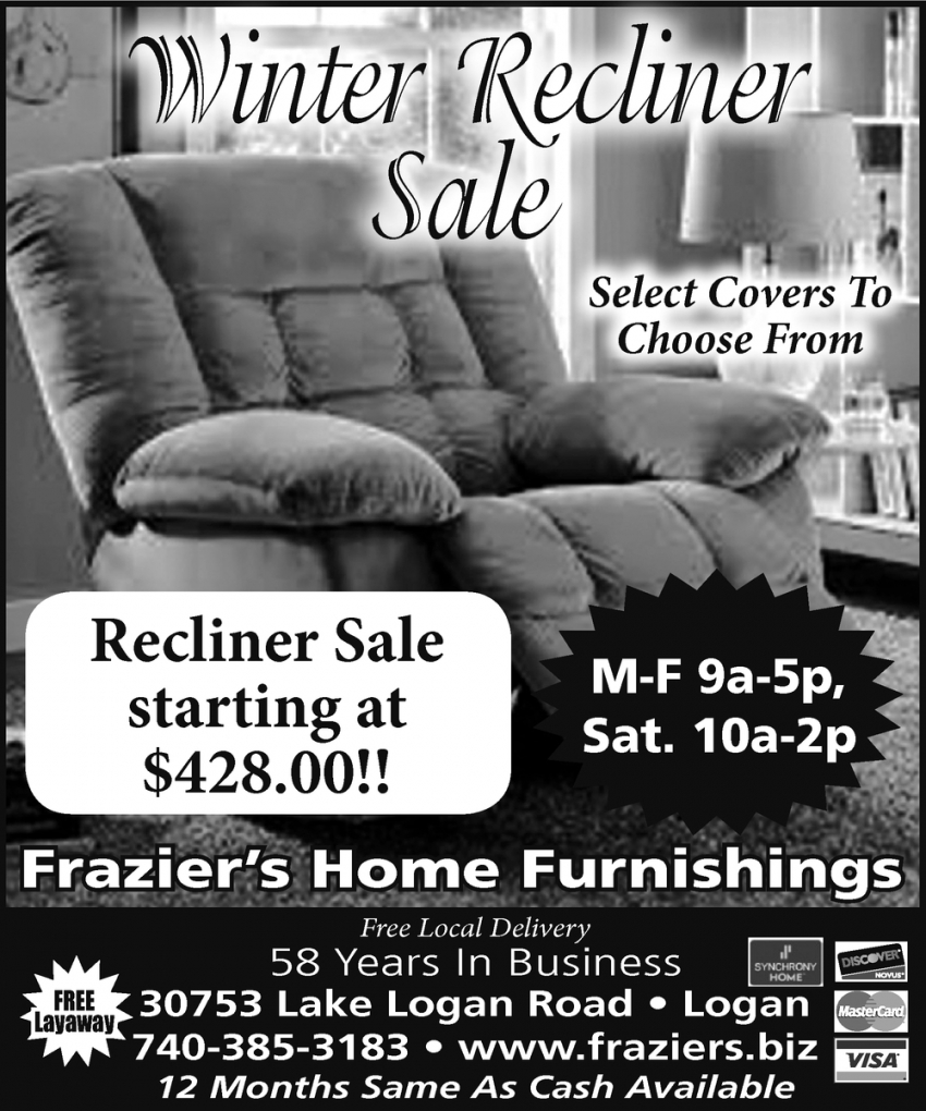 Winter Recliner Sale
