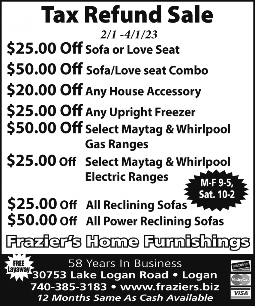 Tax Refund Sale