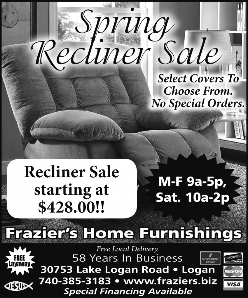Spring Recliner Sale