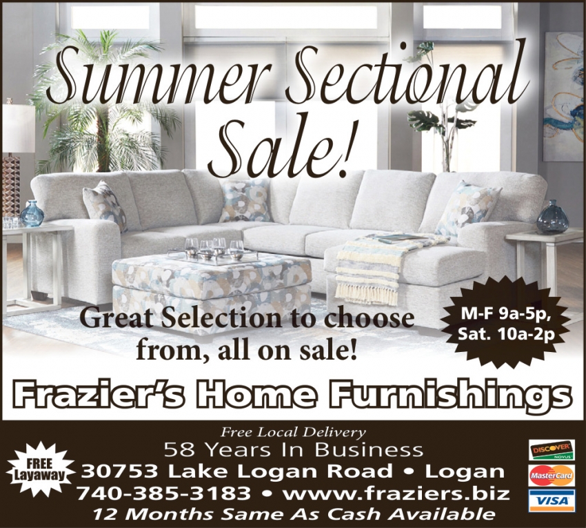 Summer Sectional Sale!