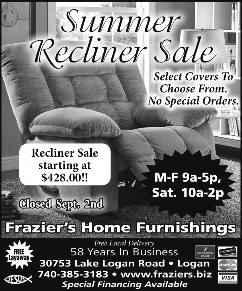 Summer Recliner Sale