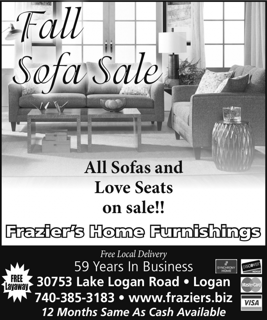 Fall Sofa Sale