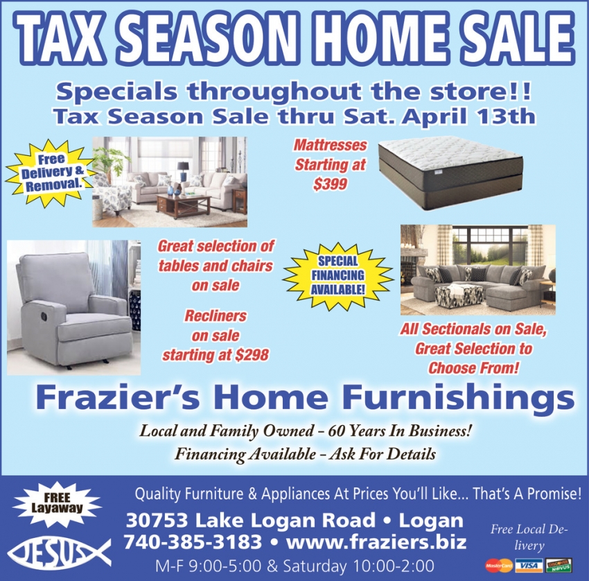 Tax Season Home Sale