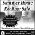 Summer Home Recliner Sale!