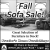 Fall Sofa Sale!