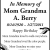 In Memory of Mom Grandma A. Berry