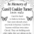 In Memory of Carol J Coakley Turner