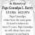 In Memory of Paps Granpa L. Berry