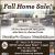 Fall Home Sale!