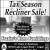 Tax Season Recliner Sale!
