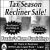 Tax Season Recliner Sale!