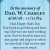 In the Memory of Dad. W. Coakley