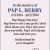 In the Memory of Pap L. Berry