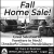 Fall Home Sale!