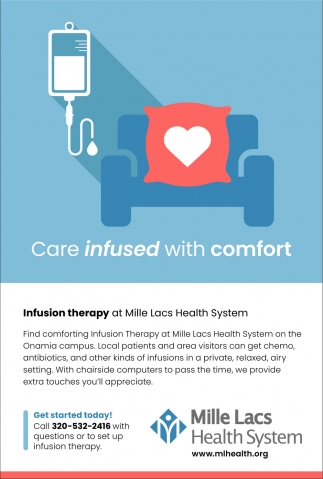 Infusion Therapy Mlhs Mille Lacs Health System Onamia Mn