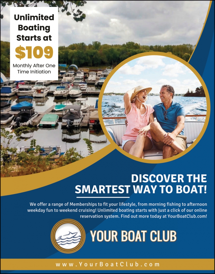 Unlimited Boating Starts at $109, Your Boat Club