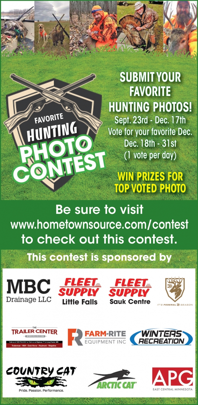 Hunting Photo Contest, Hometown Source, Waconia, MN