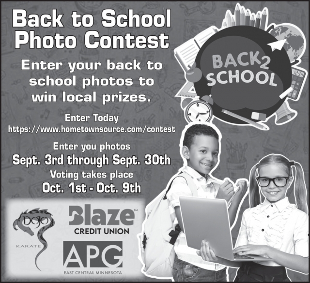 Back to School Photo Contest, Hometown Source, Waconia, MN