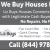 We Buy Houses for Cash!