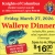 Walleye Dinner - Friday, March 27