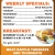 Weekly Specials