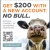 Get $200 With a New Account