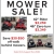 Mower Sale, Save Big Now