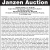Huge Auction - October 11, 2026                                    