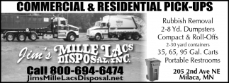 Commercial & Residential Pick-Ups