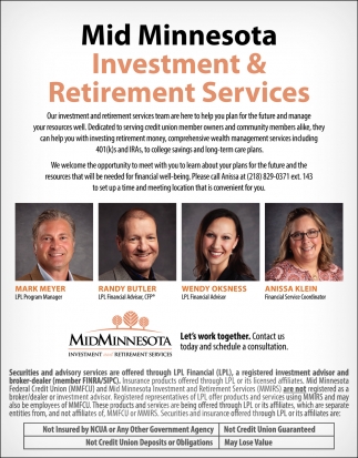 Mid Minnesota Investment & Retirement Service
