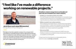 I Feel LIke I've Made A Difference Working On Renewable Projects