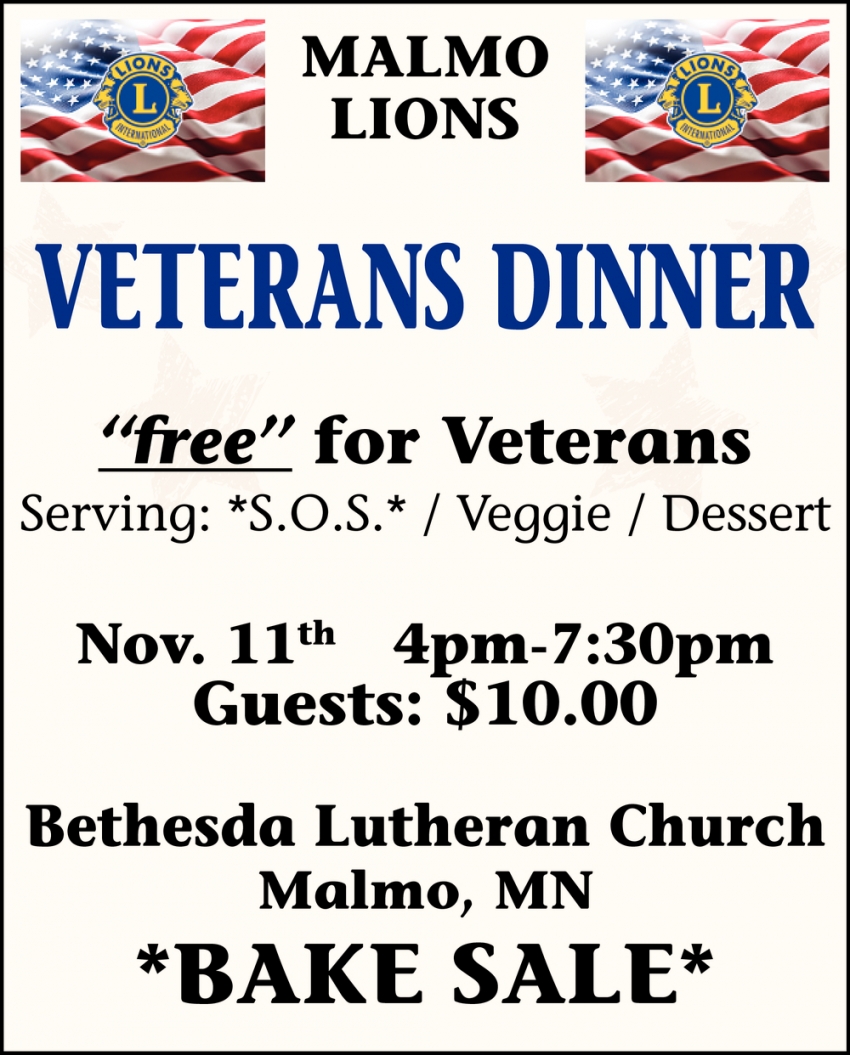 Veterans Dinner