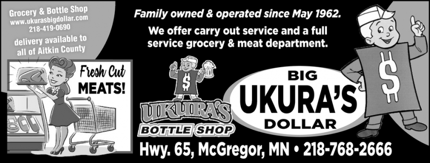 We Offer Carry Out Service