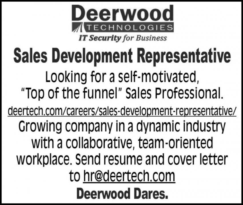 Sales Development Representative