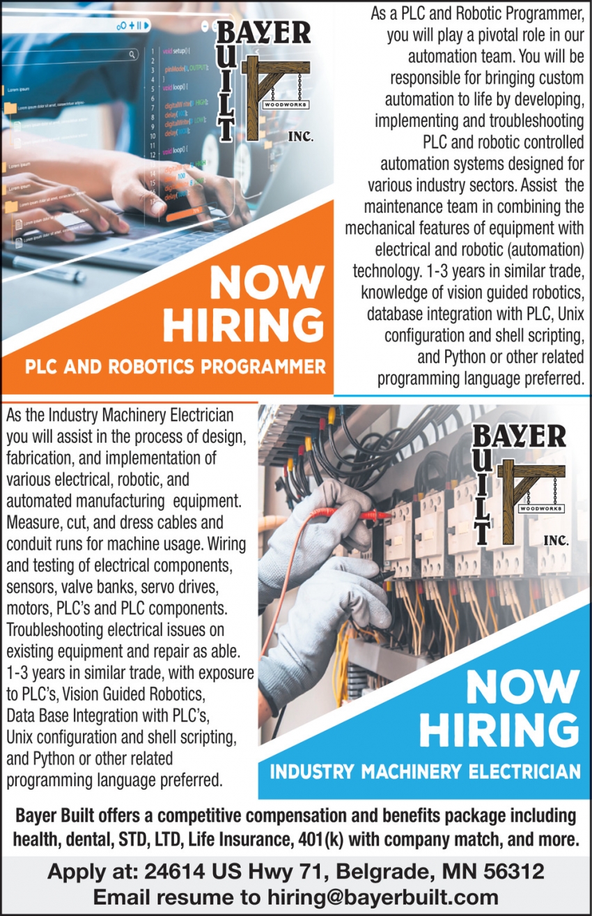 PLC And Robotic Programmer