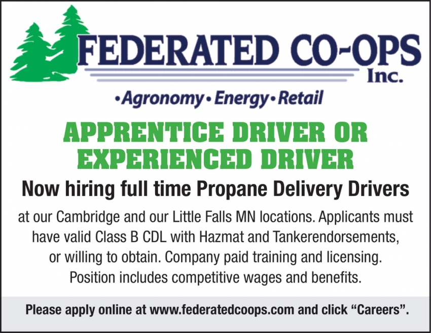 Propane Delivery Drivers