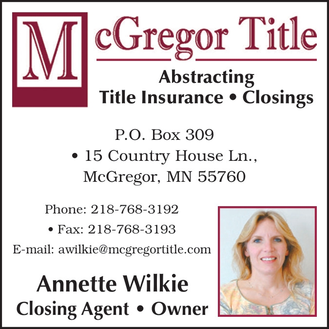 Annette Wilkie - Mc Gregor Title