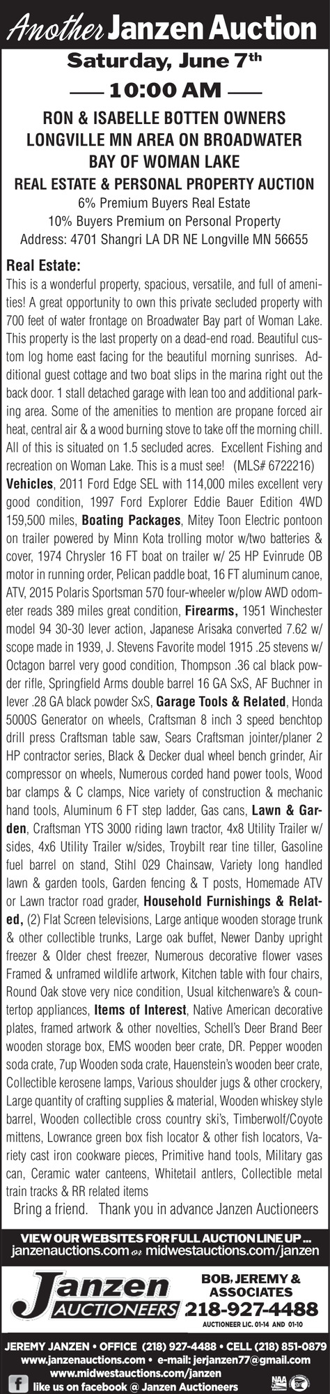 Janzen Auctioneers