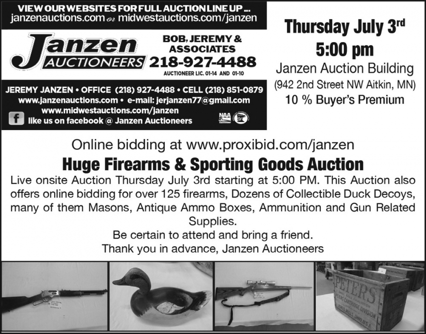 Janzen Auctioneers