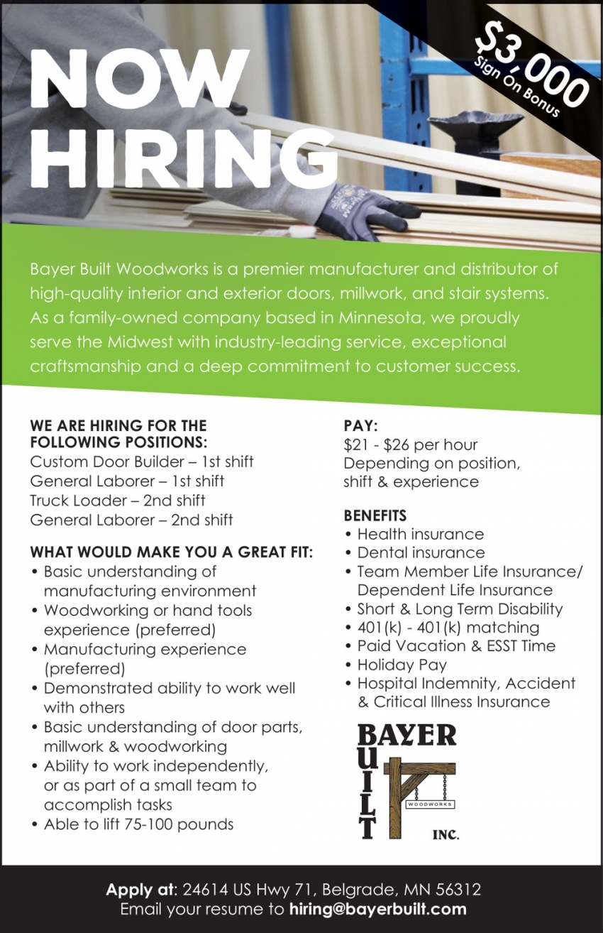 Bayer Built, Inc
