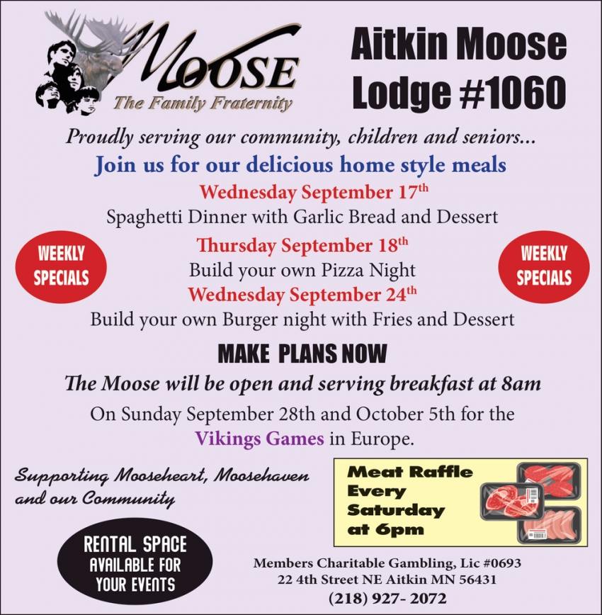 Aitkin Moose Lodge