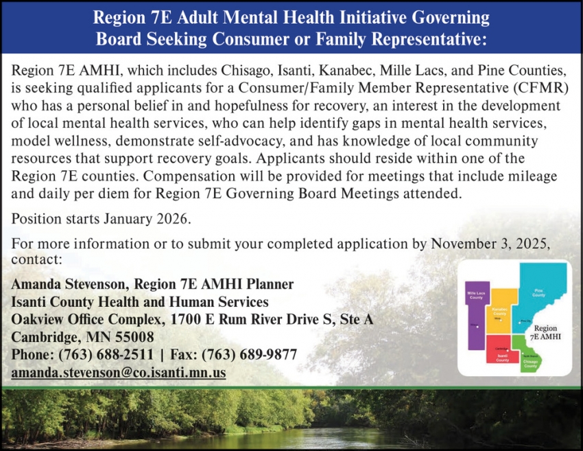 Region 7E Adult Mental Health Initiative