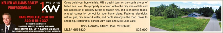 Keller Williams Realty Professionals - Hans Woelfle